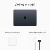 MacBook Air 13” M2 RAM 16GB -256GB Medianoche(Teclado ingles) + Mochila Thule Lithos 15” Celeste