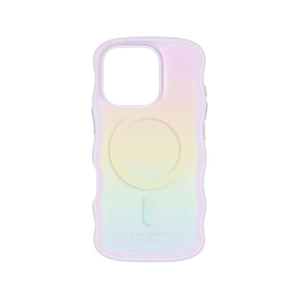 Case Kate Spade Wavy con Magsafe para iPhone 16 Pro - Iridiscente