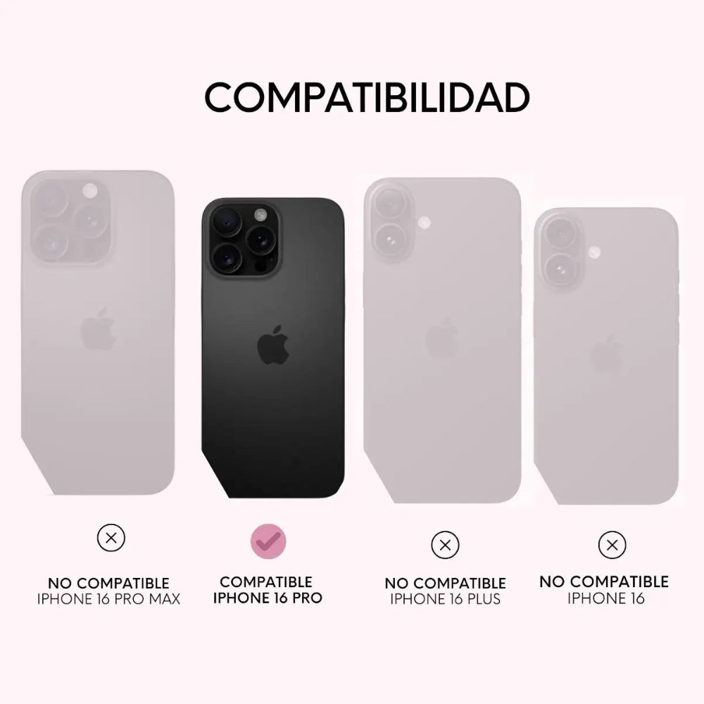 Case Kate Spade Wavy con Magsafe para iPhone 16 Pro - Iridiscente
