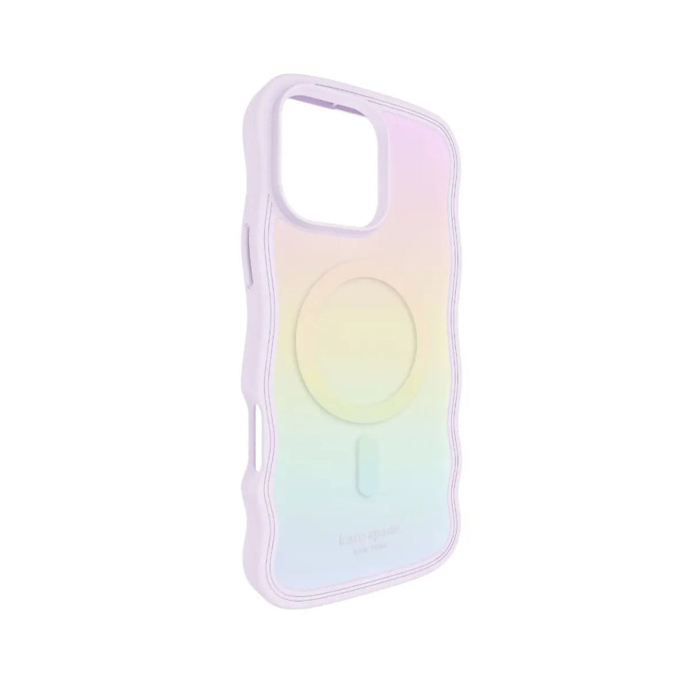 Case Kate Spade Wavy con Magsafe para iPhone 16 Pro Max - Iridiscente