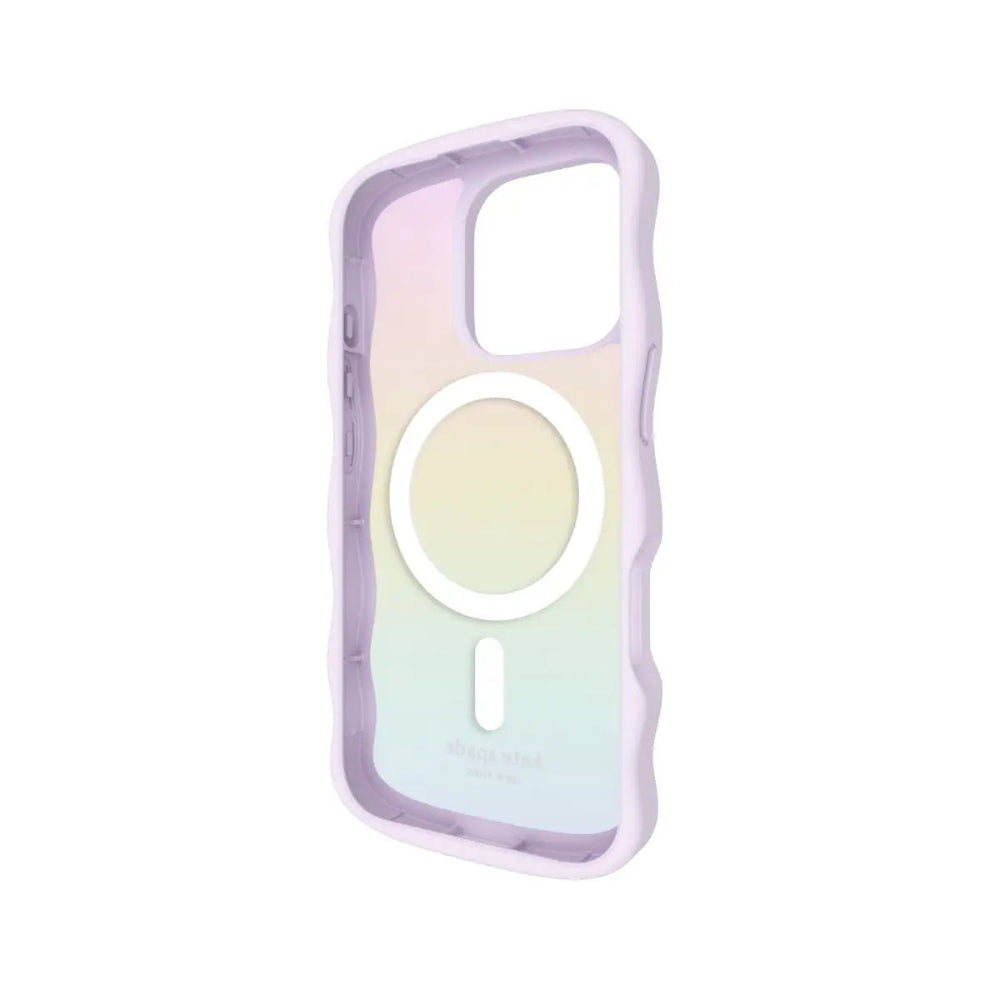 Case Kate Spade Wavy con Magsafe para iPhone 16 Pro Max - Iridiscente