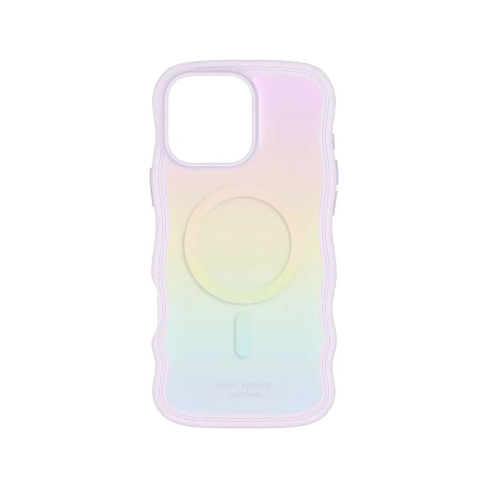 Case Kate Spade Wavy con Magsafe para iPhone 16 Pro Max - Iridiscente
