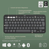 Teclado Bluetooth Multidispositivo Logitech Pebble Keys 2 K380s - Grafito