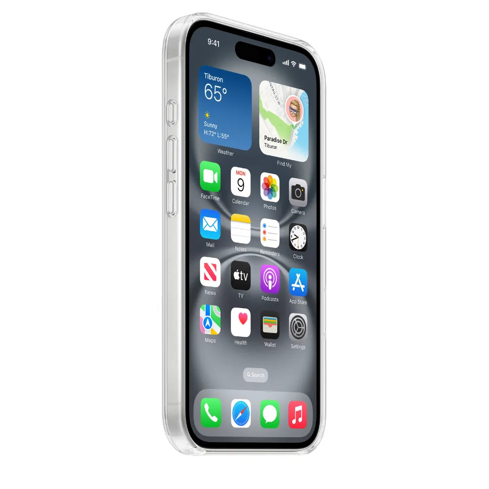 Funda transparente con MagSafe para el iPhone 16