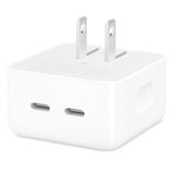 Adaptador de corriente Apple compacto de 35 W con dos puertos USB-C