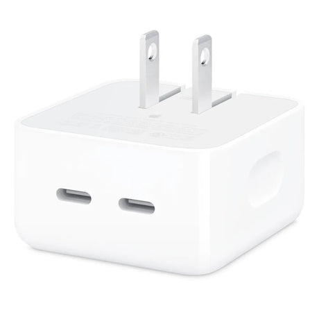 Adaptador de corriente Apple compacto de 35 W con dos puertos USB-C