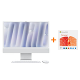 iMac 24 Chip M4 - 10GPU - 16GB RAM - 256GB - Plata + Microsoft Office 365 Personal - Licencia por 6 meses en línea