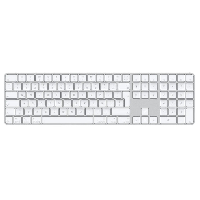 Magic_Keyboard_Touch_ID_Teclado_Numerico_Mac_Chip_Apple_USB-C_ES_LATAM_Teclas_Blancas_Imagen_posicion_1_iShop_Panama