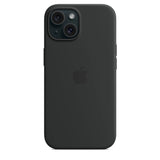 Funda de silicón con MagSafe para el iPhone 15 - Negro