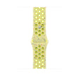 Correa deportiva Nike color Volt Splash para caja de 46 mm - S/M