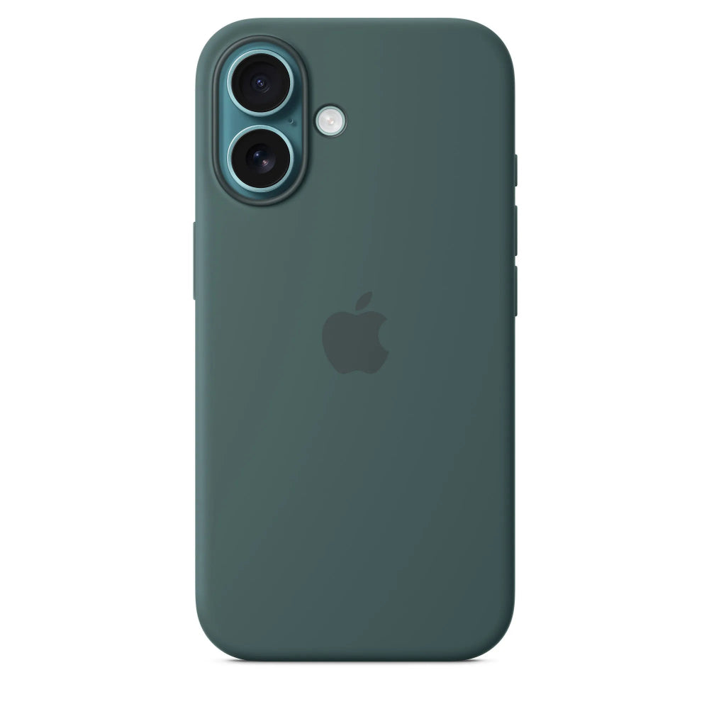 Funda de silicón con MagSafe para el iPhone 16 - Verde lago