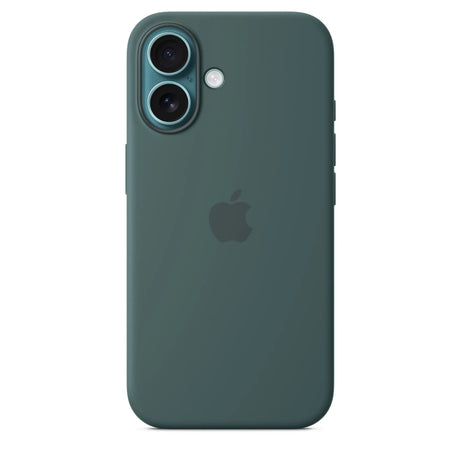 Funda de silicón con MagSafe para el iPhone 16 - Verde lago