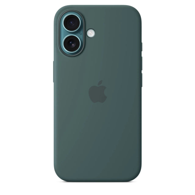 Funda de silicón con MagSafe para el iPhone 16 - Verde lago