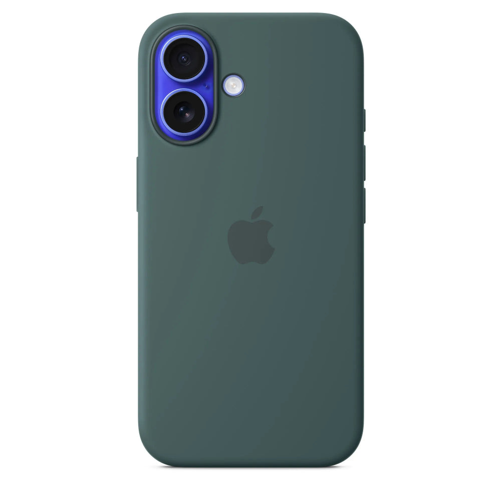 Funda de silicón con MagSafe para el iPhone 16 - Verde lago