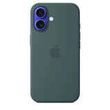 Funda de silicón con MagSafe para el iPhone 16 - Verde lago