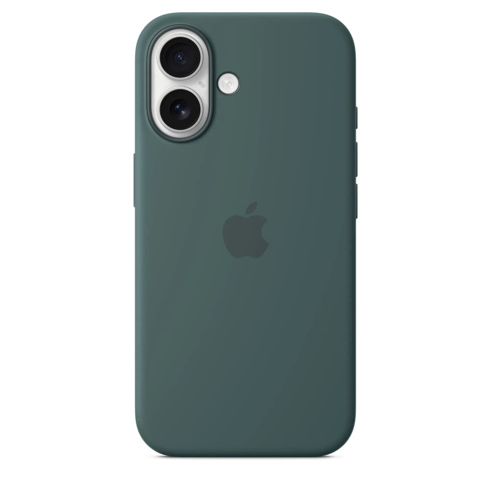 Funda de silicón con MagSafe para el iPhone 16 - Verde lago
