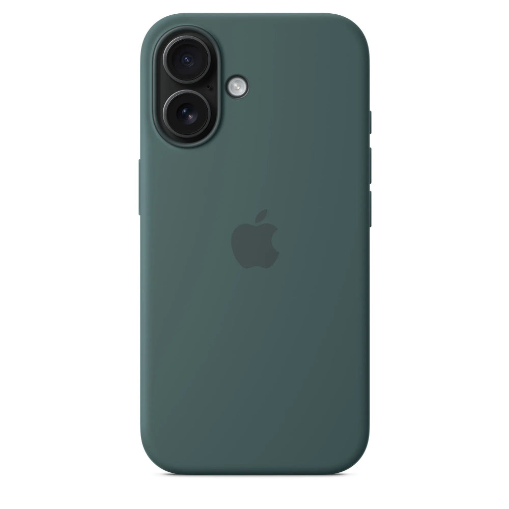 Funda de silicón con MagSafe para el iPhone 16 - Verde lago