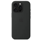 Funda de silicón con MagSafe para el iPhone 16 Pro - Negro