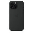 Funda de silicón con MagSafe para el iPhone 16 Pro Max - Negro