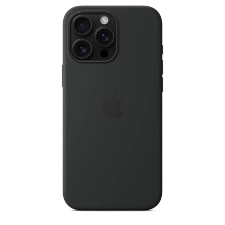 Funda de silicón con MagSafe para el iPhone 16 Pro Max - Negro