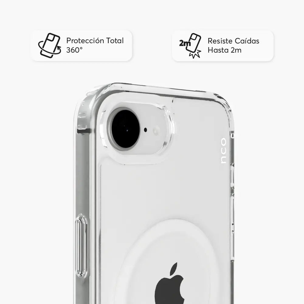Case NCO con Magsafe para iPhone 16e - Transparente