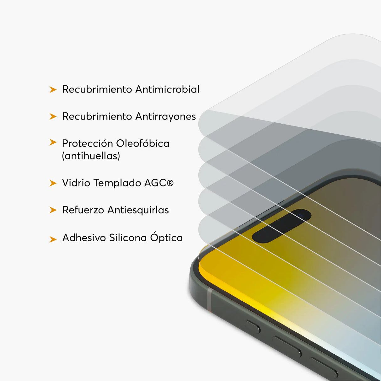 GlassGuard ion+ NCO para iPhone 16 Series