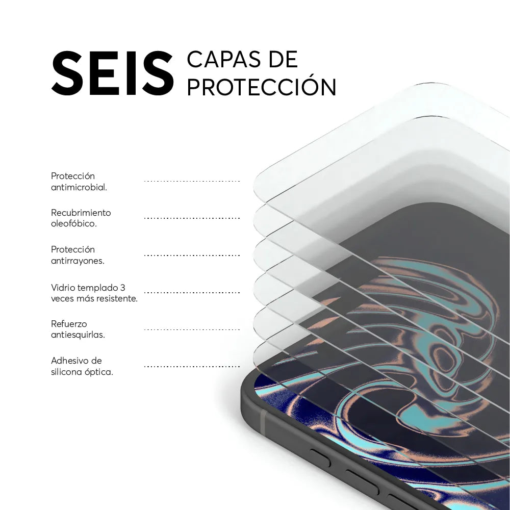 GlassGuard ion+ NCO para iPhone 16 Series