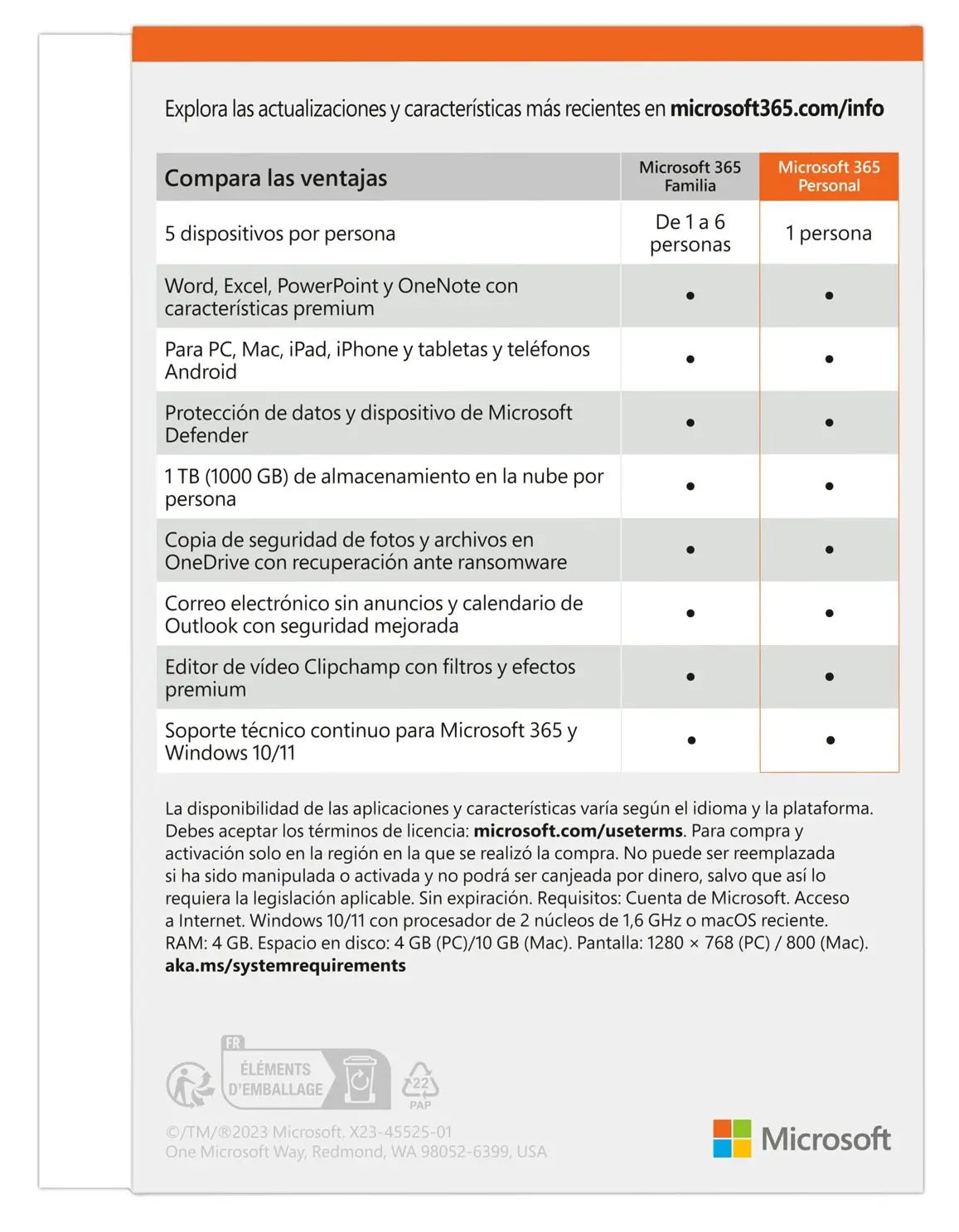 Licencia Microsoft 365 Personal