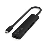 Adaptador Multipuerto Satechi Slim 6 en 1 USB-C - Negro