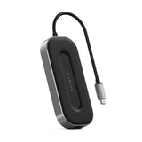 Adaptador Multipuerto Satechi 6 en 1 USB-C 100W - Gris Espacial