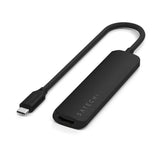 Adaptador Multipuerto Satechi Slim 4 en 1 USB-C - Negro