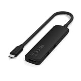 Adaptador Multipuerto Satechi Slim 4 en 1 USB-C - Negro
