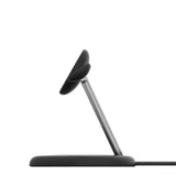 Base de carga inalámbrica magnética Belkin 3 en 1 con Qi2 de 15 W - Negro