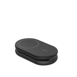 Base de carga Belkin Qi2 2 en 1 plegable 15W - Negro