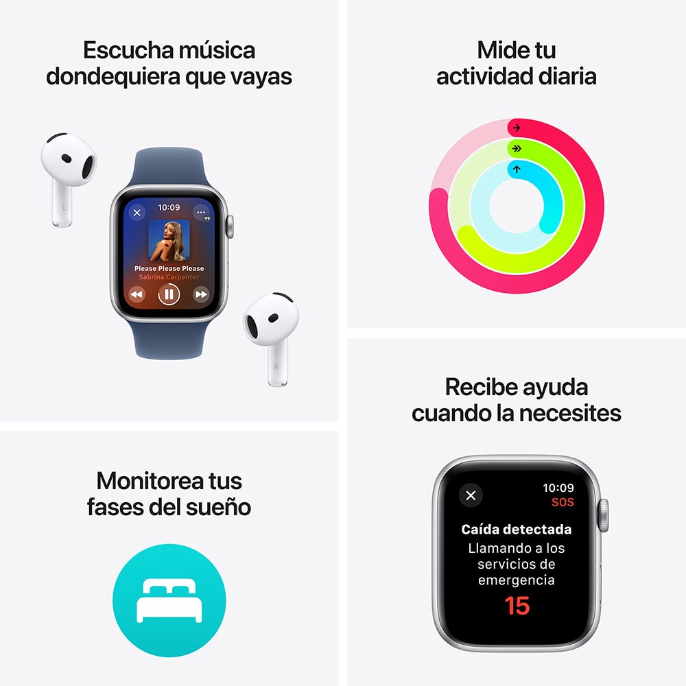 Apple Watch SE (GPS) Correa Loop Deportiva (2024)