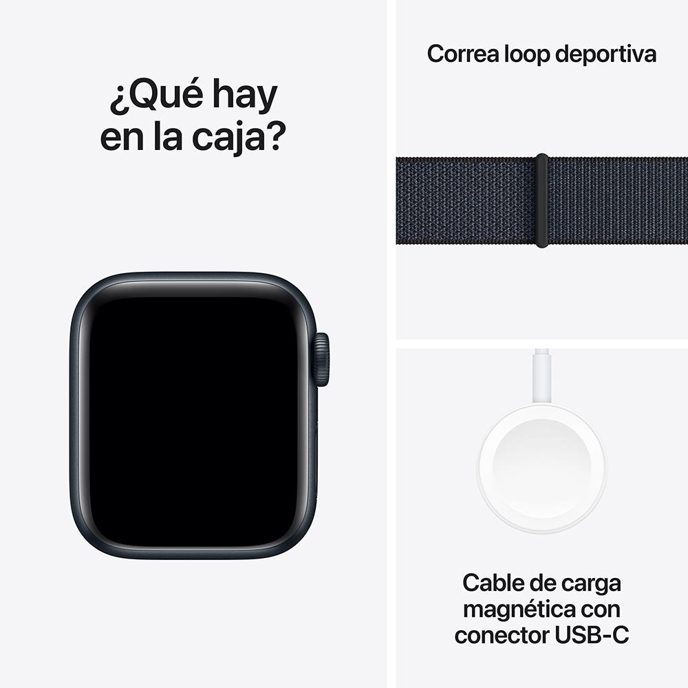 Apple Watch SE (GPS) Correa Loop Deportiva (2024)