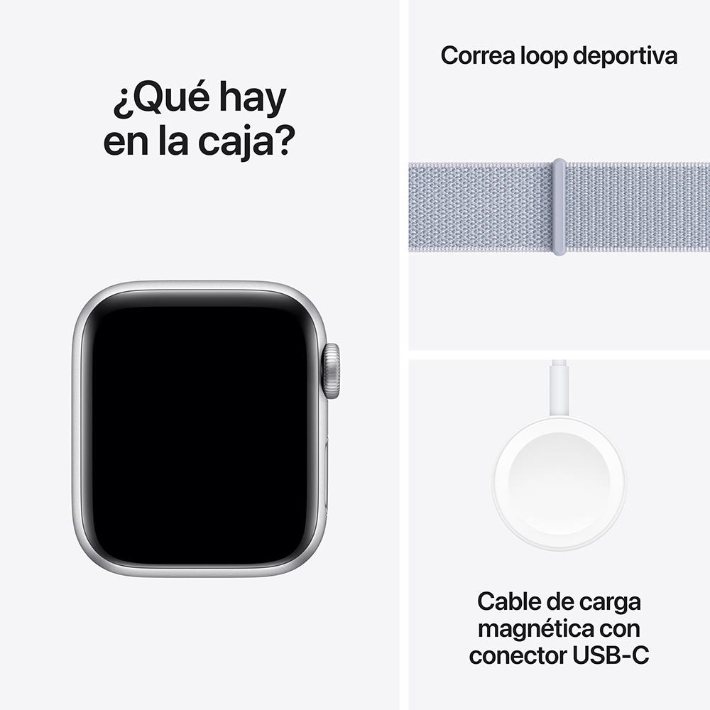 Apple Watch SE (GPS) Correa Loop Deportiva (2024)