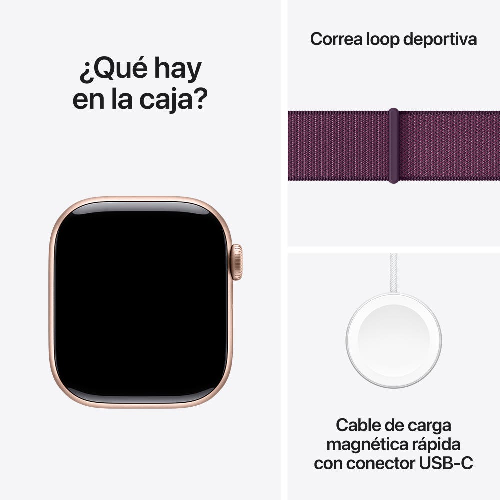 Apple Watch Series 10 (GPS) Correa Loop Deportiva