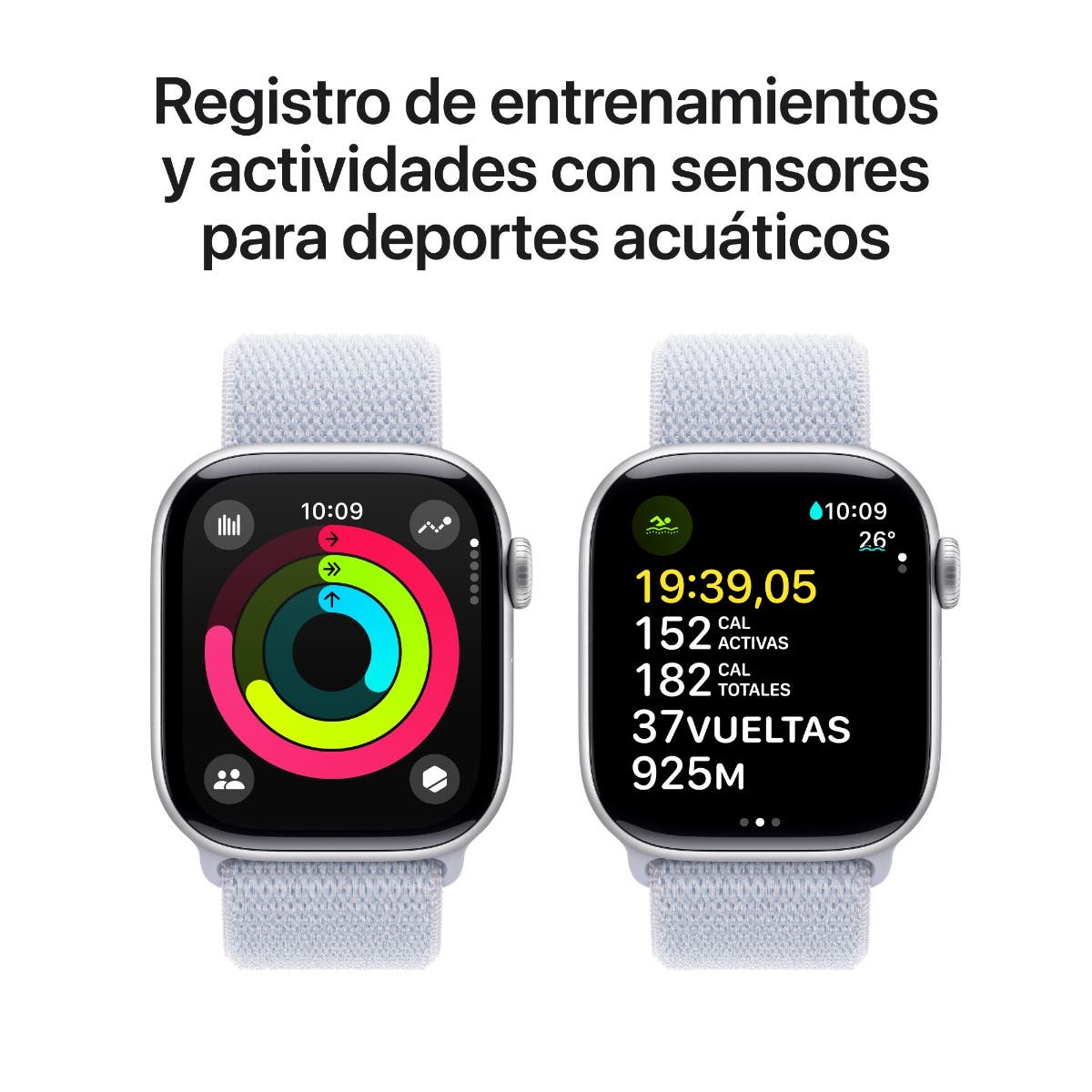 Apple Watch Series 10 (GPS) Correa Loop Deportiva