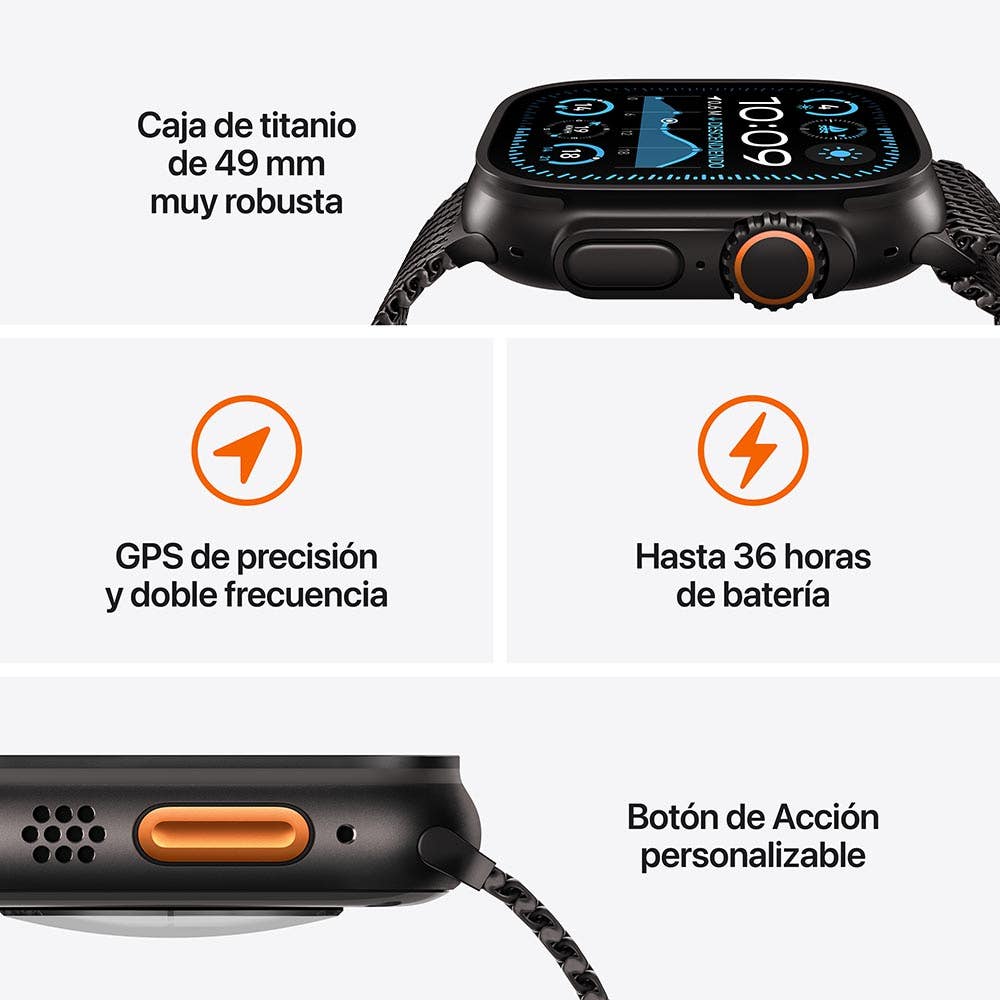 Apple Watch Ultra 2 (GPS + Cellular) Correa Loop Trail