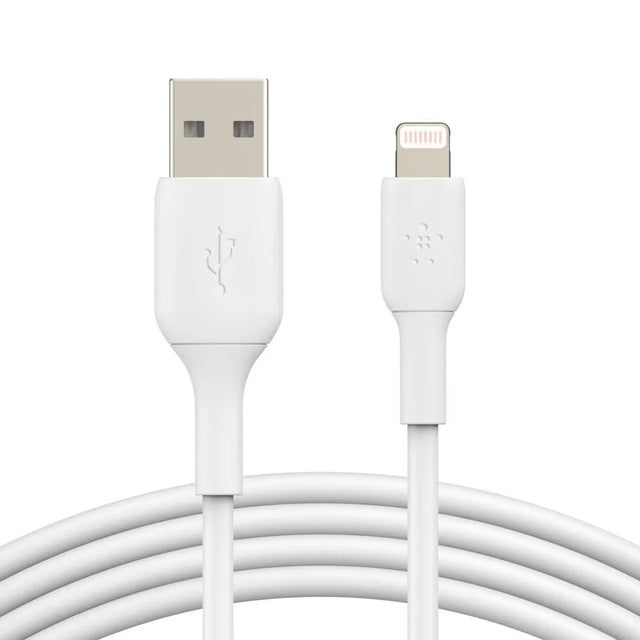 Cable Belkin BoostCharge USB-A a Lightning 3m Blanco