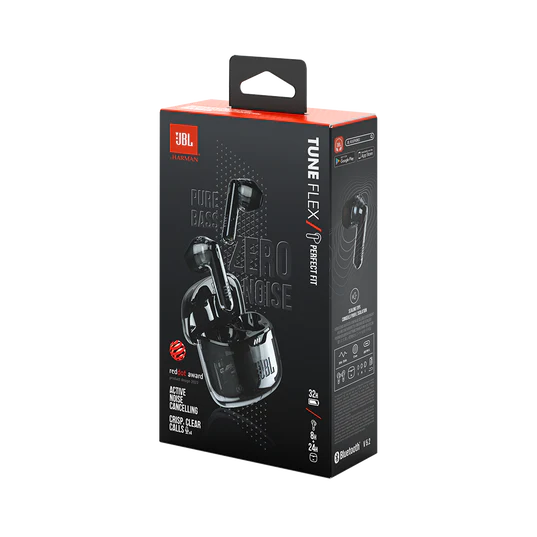 Audífonos JBL Tune Flex Fantasma NC True Wireless - Negro