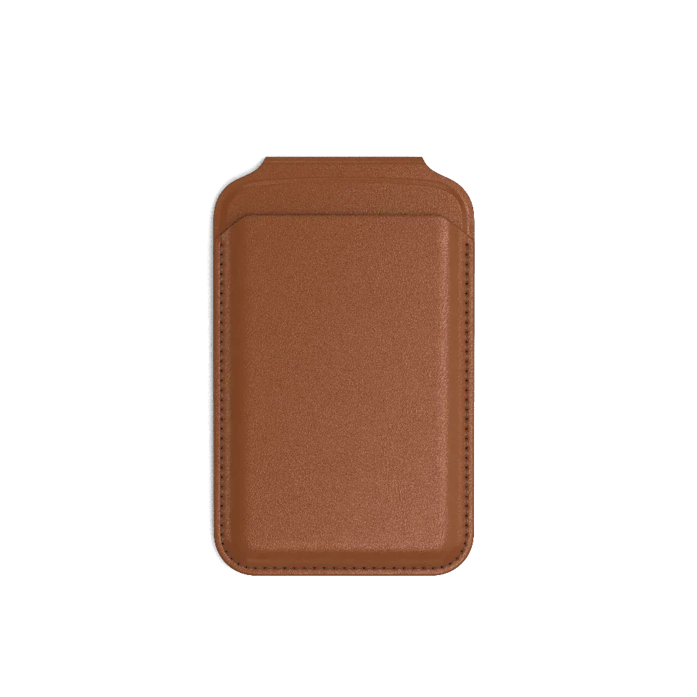Tarjetero Mangnético con Stand Satechi para iPhone - Café